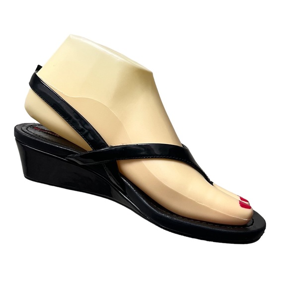 Prada Linea Rossa Patent Wedge Sandal Prada size 36 - Picture 4 of 16